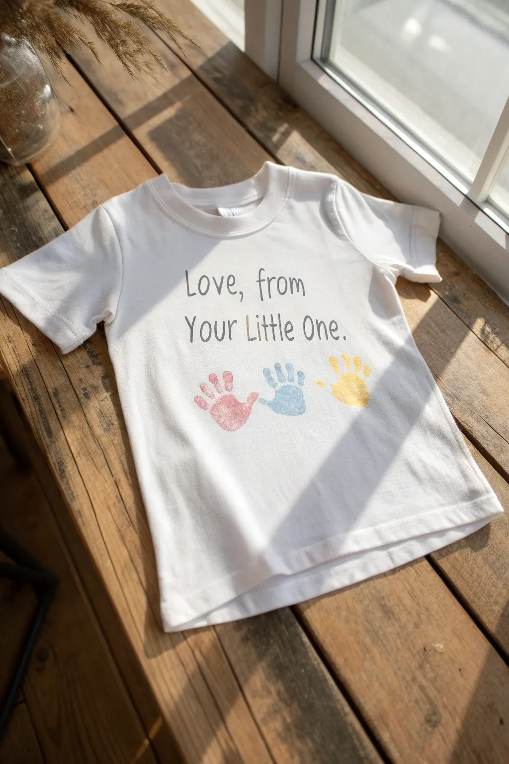 Craft a heartwarming keepsake with your baby's touch - perfect for Father's Day!