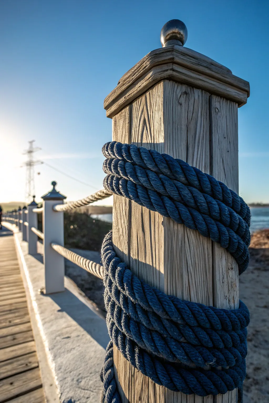 Elevate your outdoor space with a rustic nautical touch.