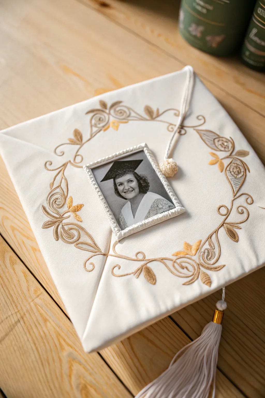 Carry their memory with you: A heartfelt tribute on your graduation day.