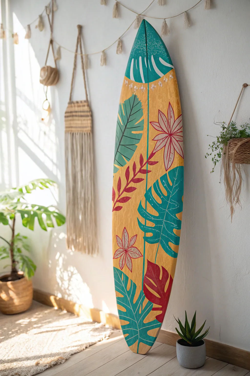 Bring the Aloha spirit to your party with vibrant DIY surfboard decorations!