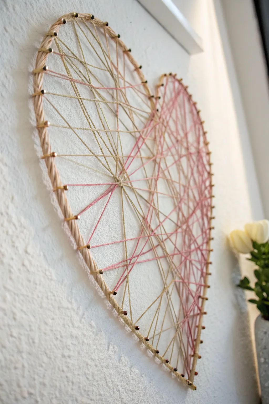 Craft your heart out with minimalist string art—where simplicity meets beauty.