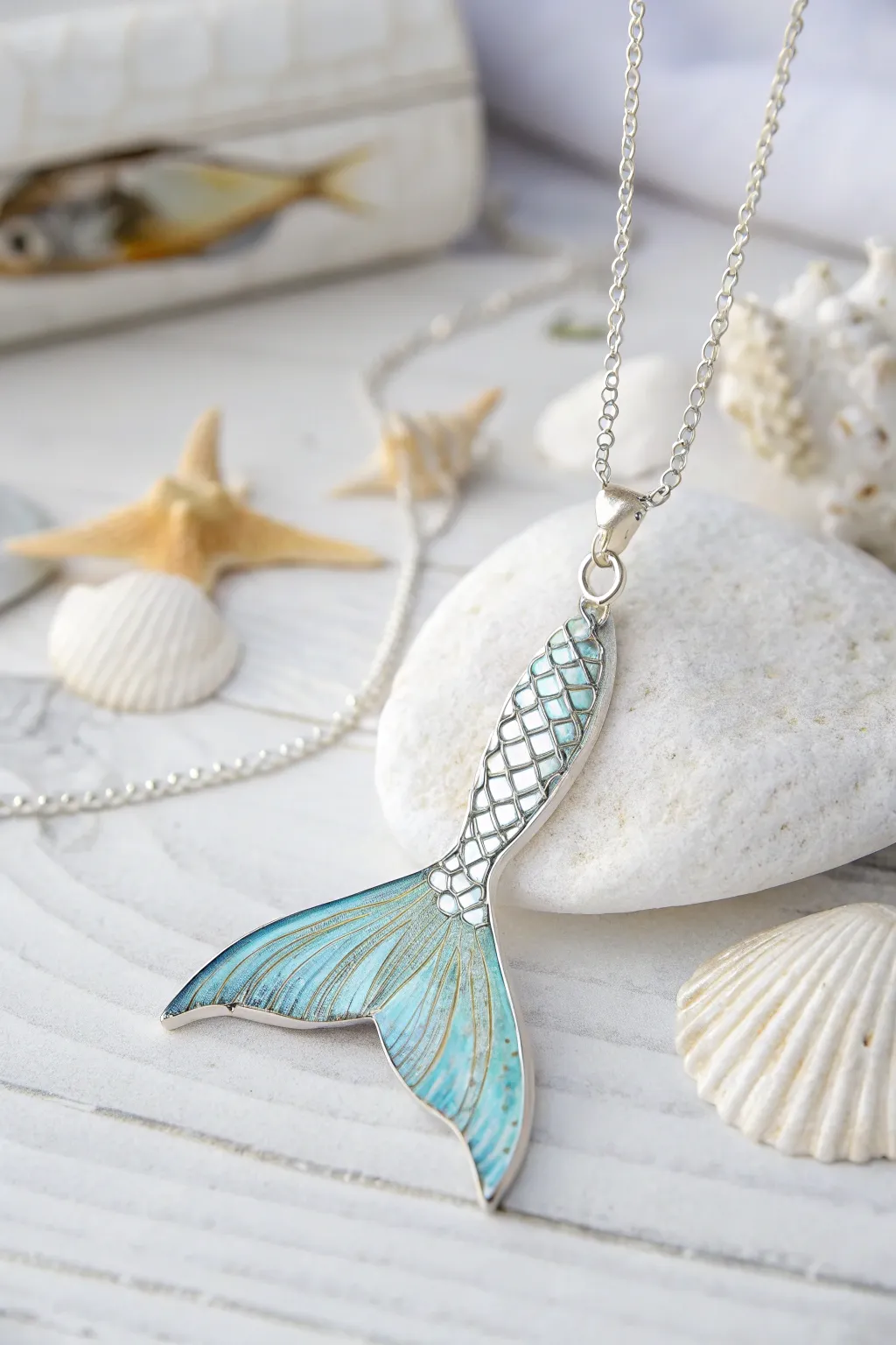 Enchant your style with a DIY mermaid tail necklace, where simplicity meets magical craftsmanship.