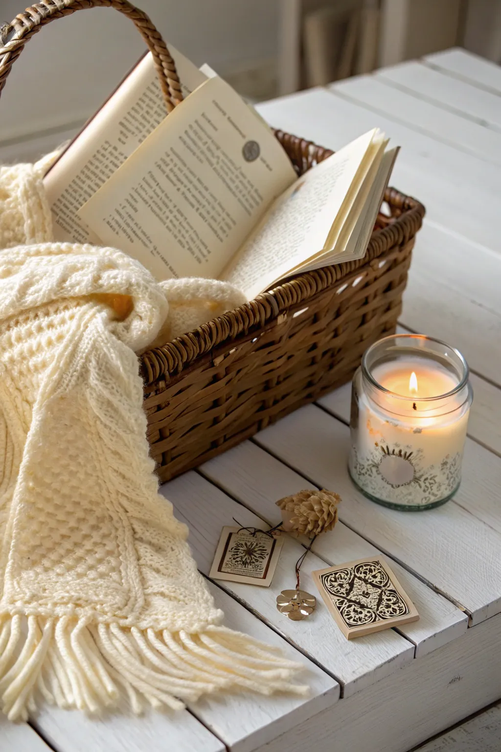 Create a serene escape with this Relaxing Reading Retreat gift basket, perfect for Mother's Day.