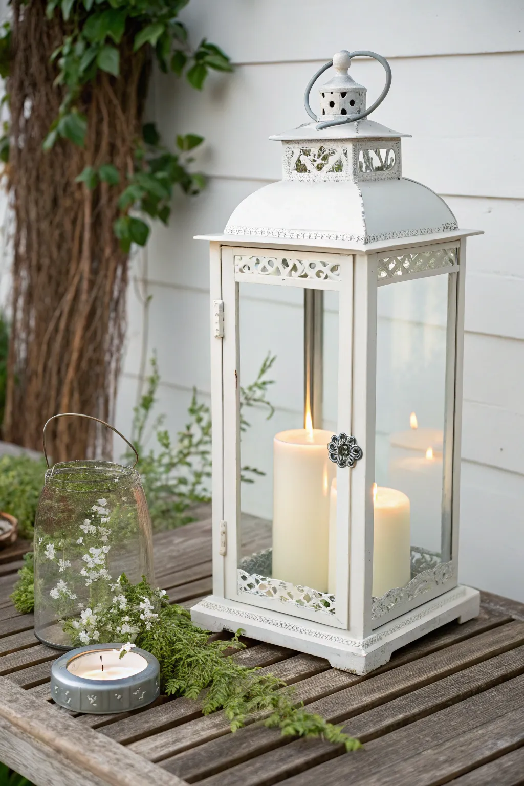 Illuminate your space with upcycled elegance: breathe new life into old lanterns with a minimalist touch.