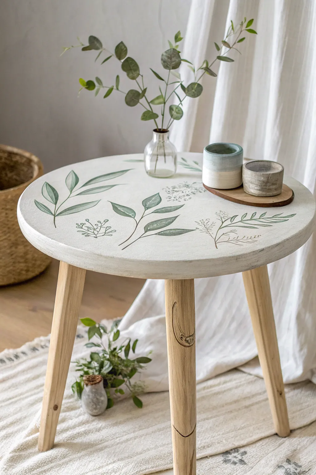 Bring the outdoors in with this beautifully crafted nature-inspired end table.