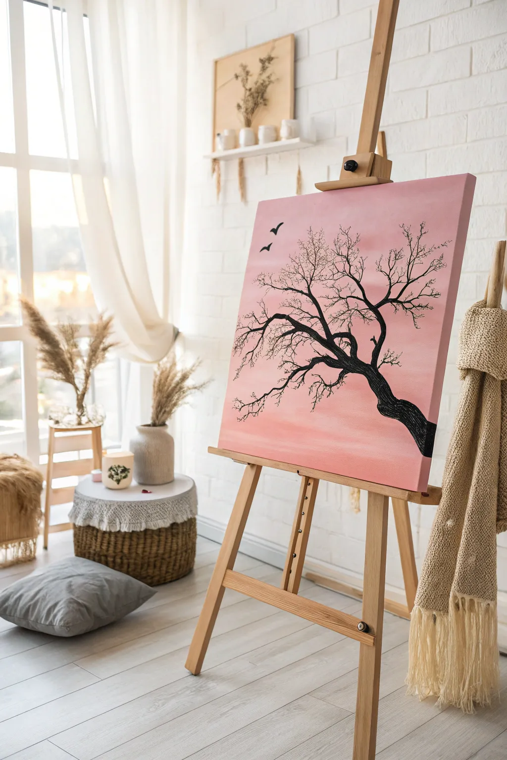 Elevate your space with the timeless elegance of silhouette art. Simplicity meets emotion in every brushstroke.