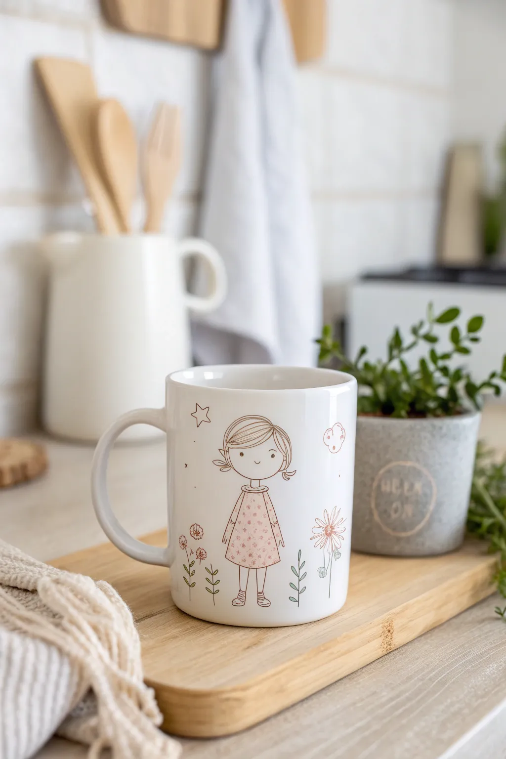 Transforming tiny doodles into treasured keepsakes: the perfect blend of creativity and minimalism.