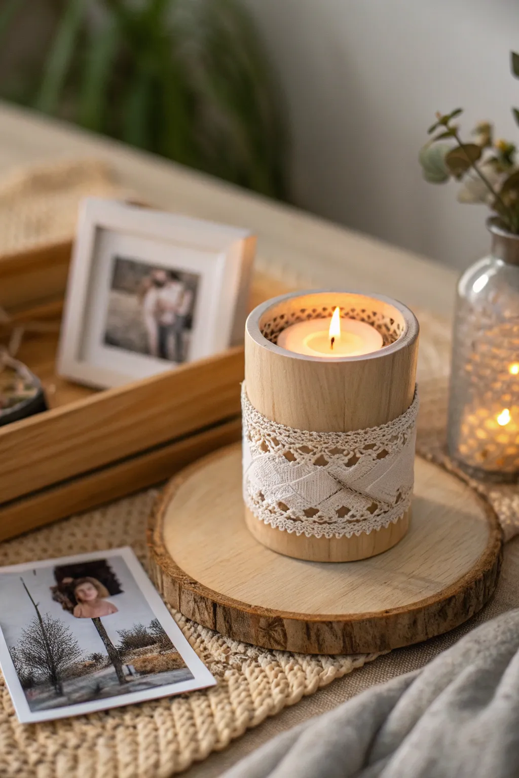 Illuminate your space with personalized photo candles—where simplicity meets warmth.
