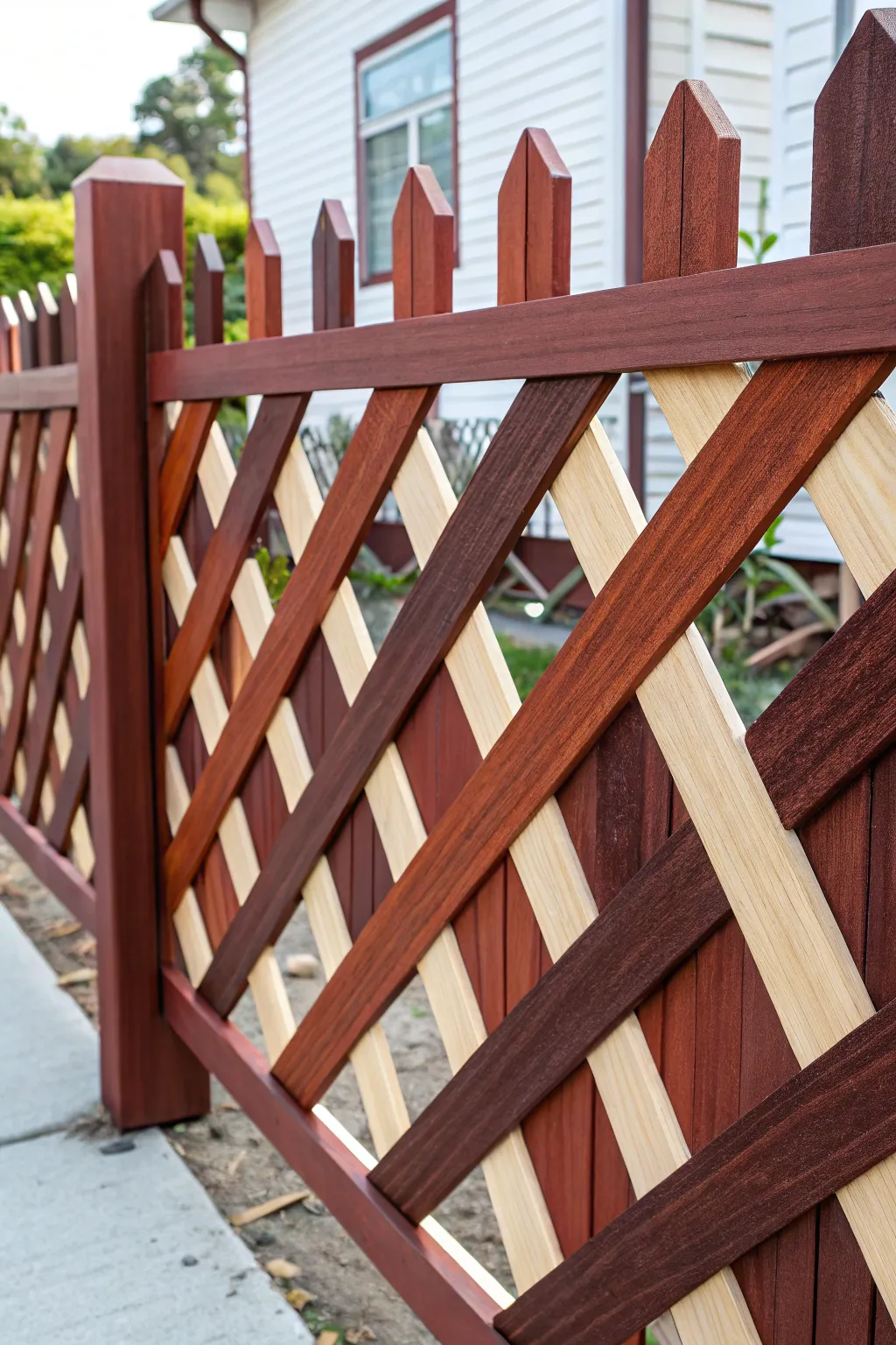 Transform your fence into a masterpiece with geometric designs that showcase true craftsmanship.