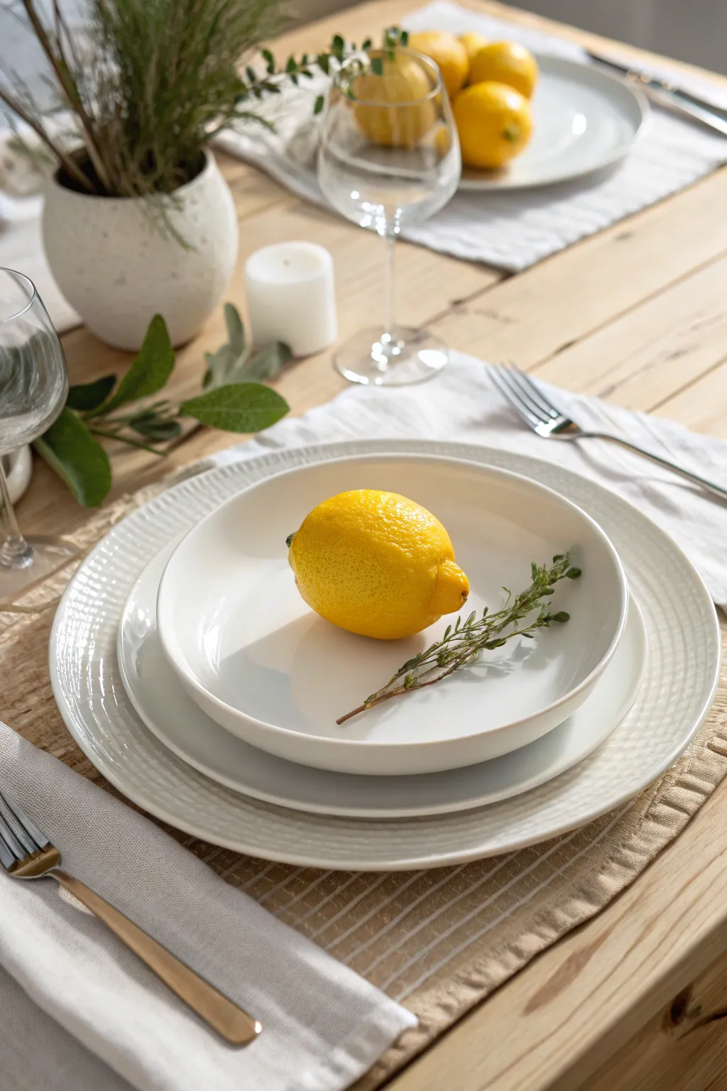 Elevate your table with the sunny charm of fresh lemons—simple, elegant, and naturally beautiful.