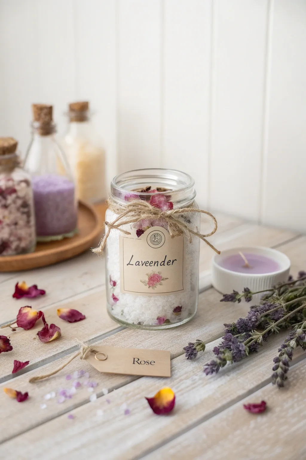 Craft the perfect gift: Scented bath salts to pamper your favorite teacher.