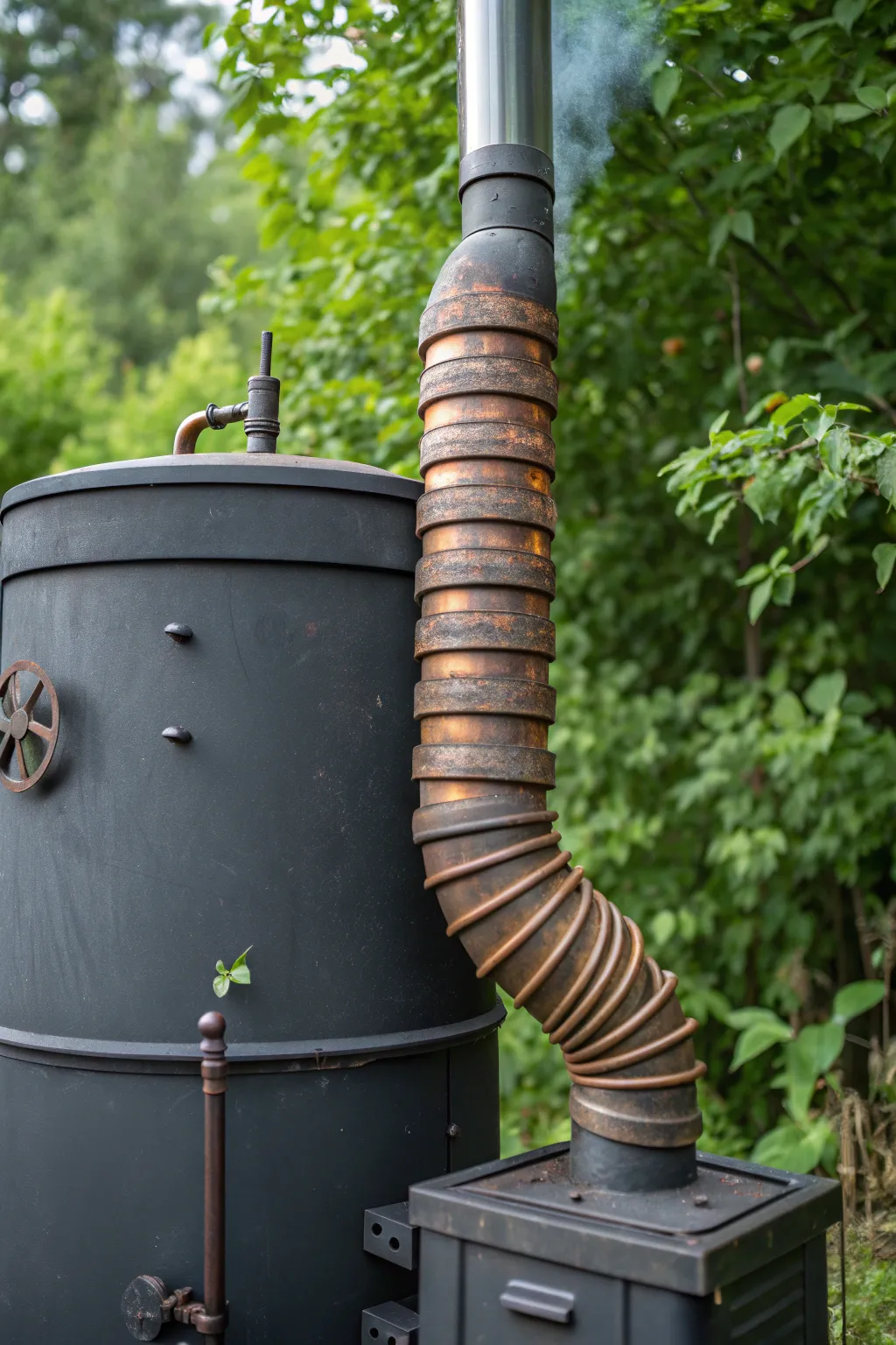 Elevate your DIY smoker game with a clever, handcrafted smoke stack design.