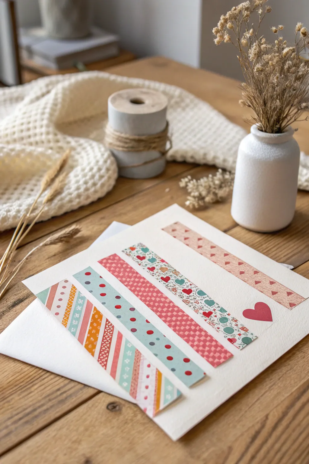 Craft your love story with washi tape magic - simplicity meets playful design!