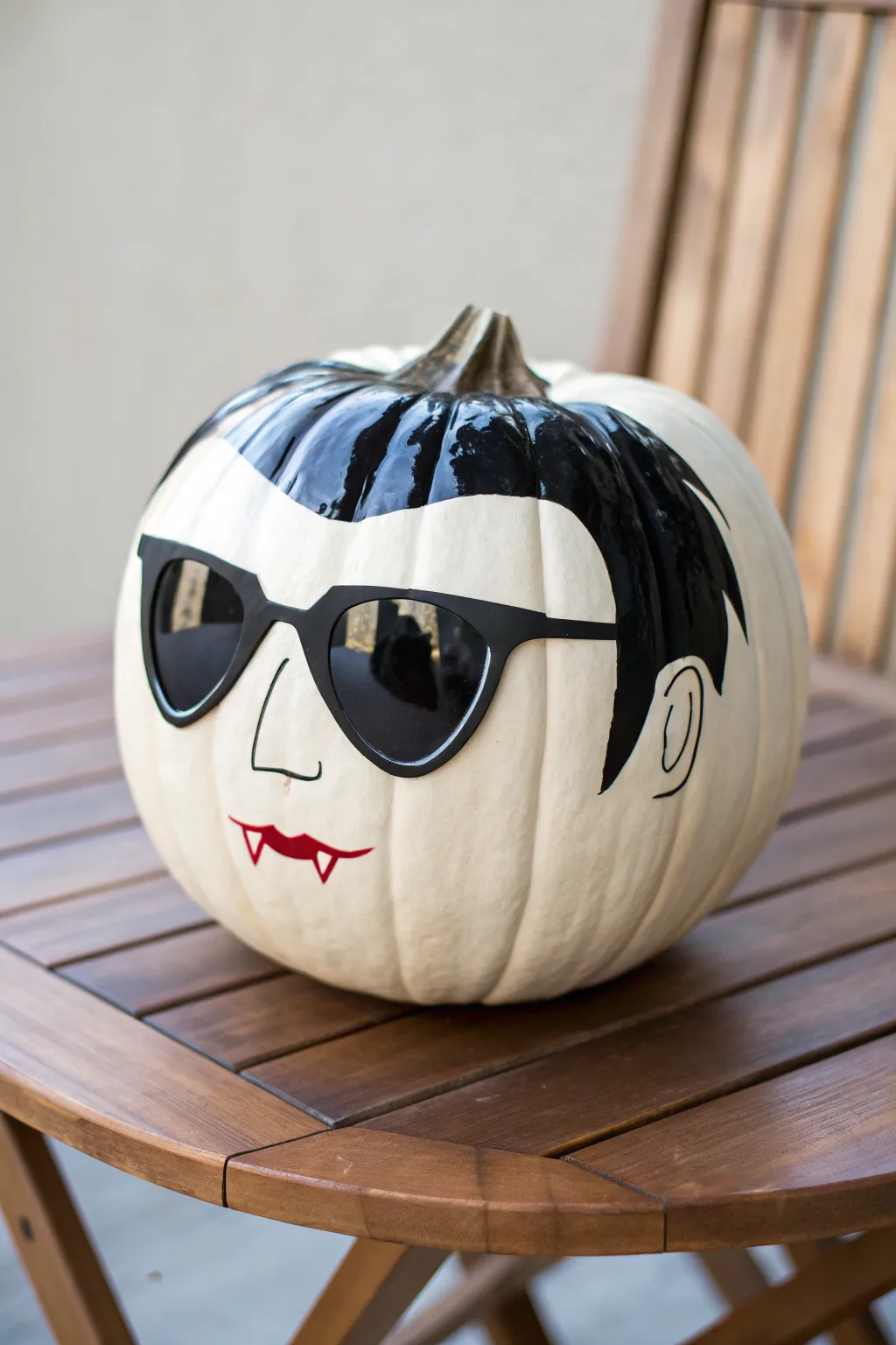 Dracula's Day Out: A chic take on vampire vibes with minimalist charm.