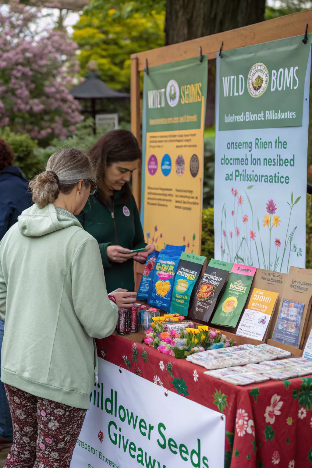 Wildflower seed bombs make for a meaningful Earth Day takeaway.