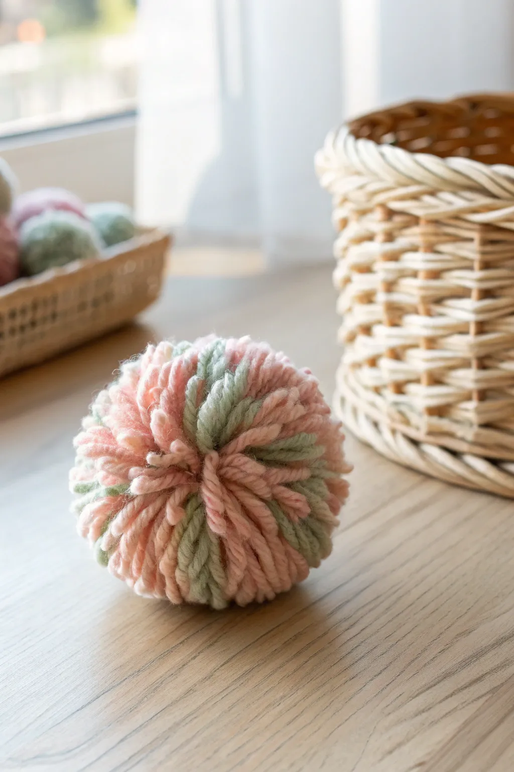 Embrace simplicity and warmth with handcrafted yarn pom-poms, a soothing craft that brings joy and elegance to every touch.
