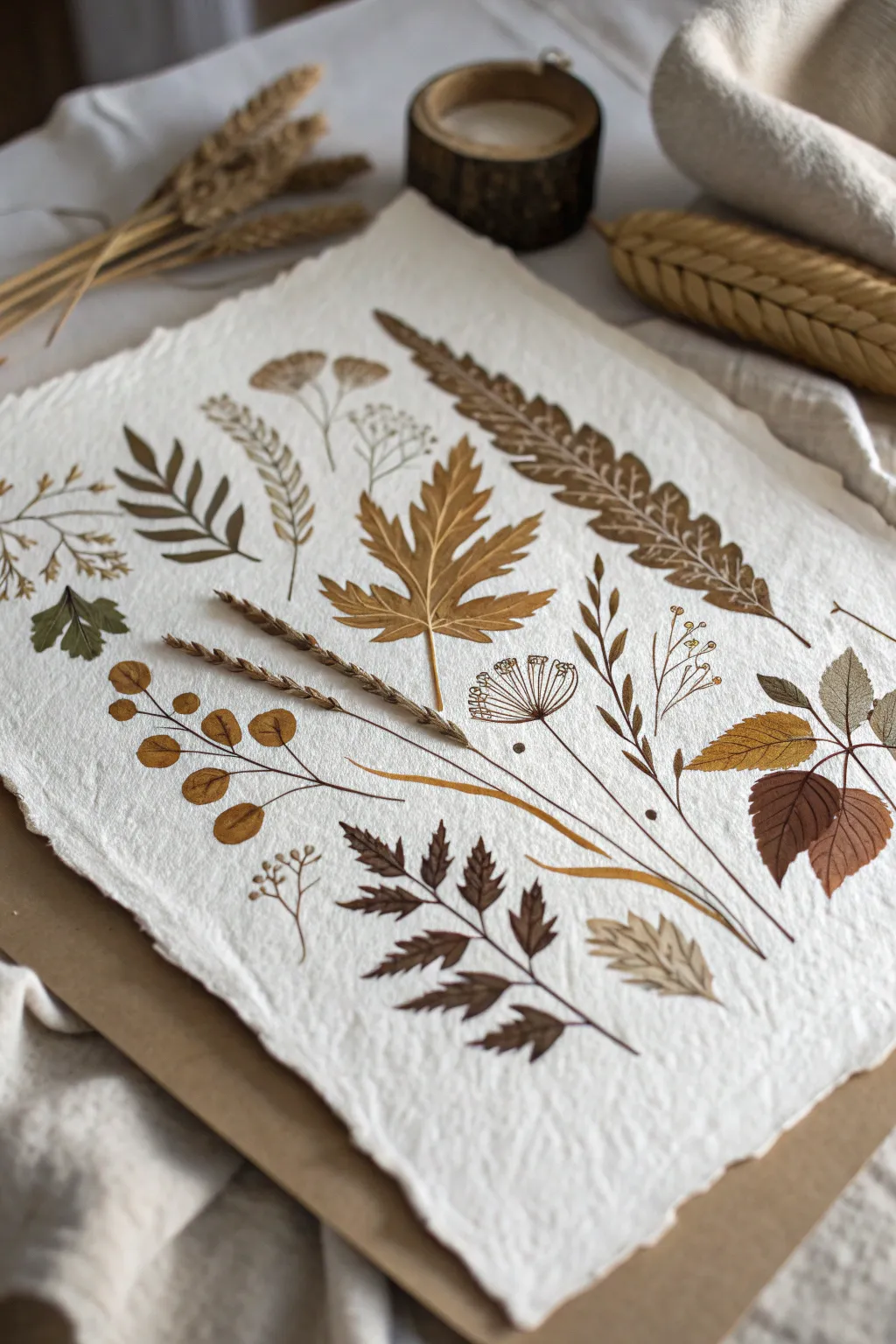 Embrace nature's artistry with this beautifully layered print—a perfect blend of simplicity and organic elegance.