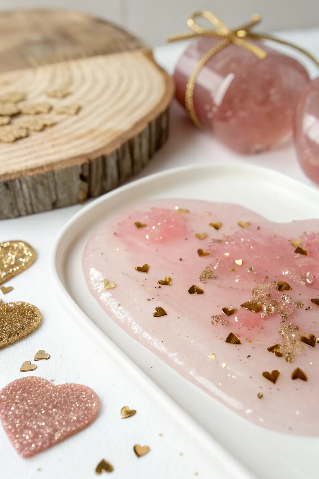 Craft your way to love with this enchanting Valentine's Day slime - a sensory delight for little hands!