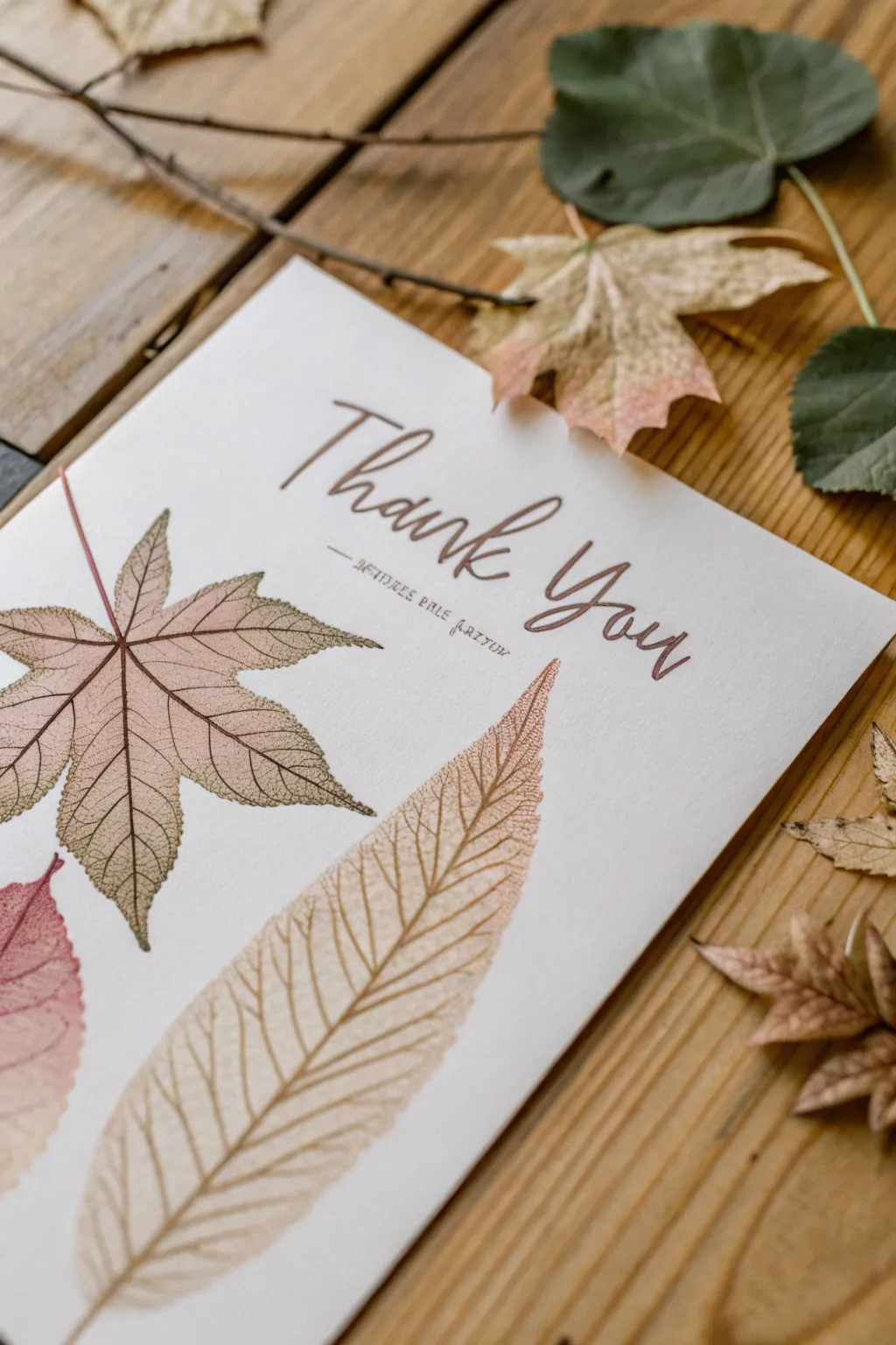 Embrace nature's artistry with these stunning watercolor thank you cards. 🌿✨