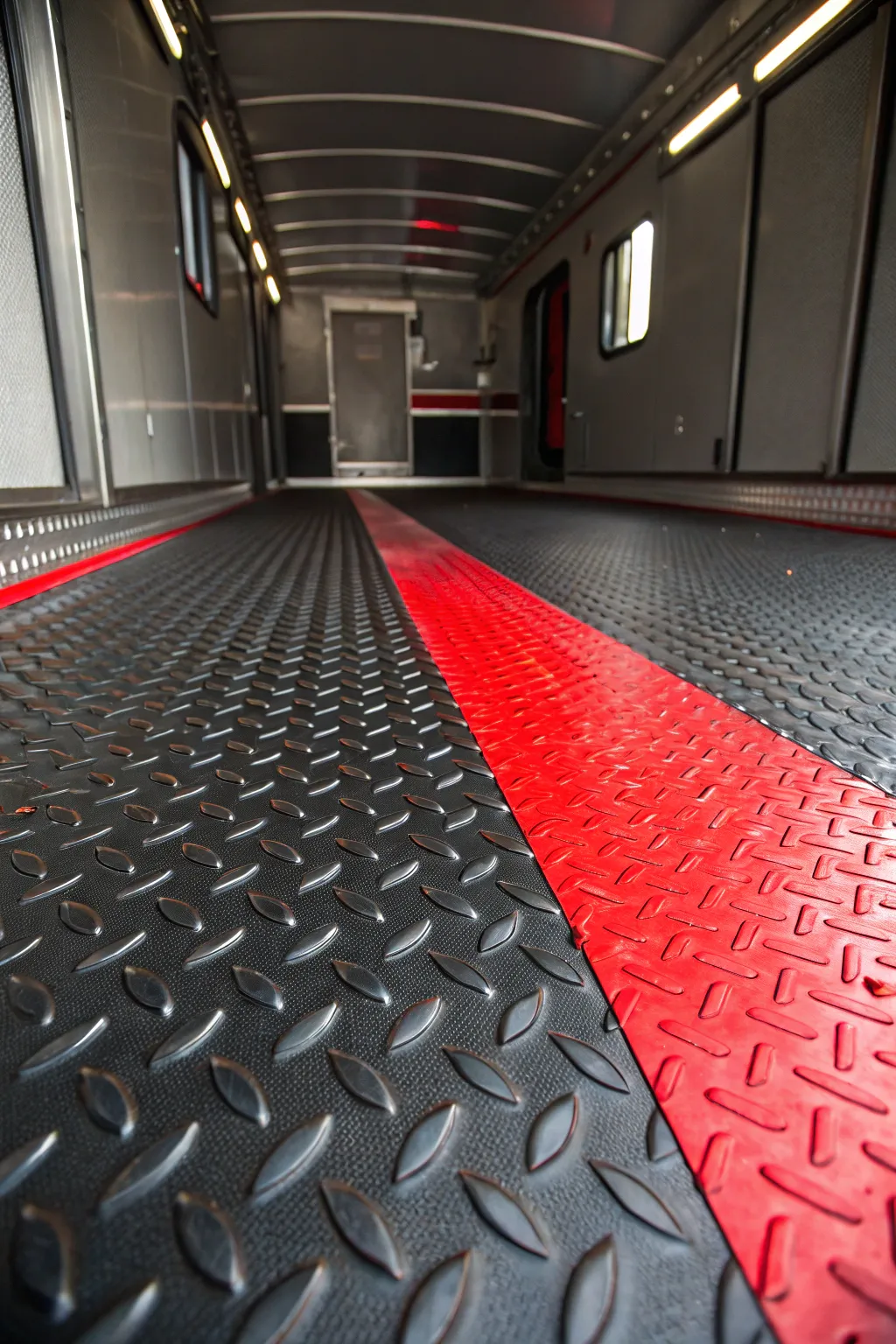 Step up your trailer safety game with bold, non-skid flooring.