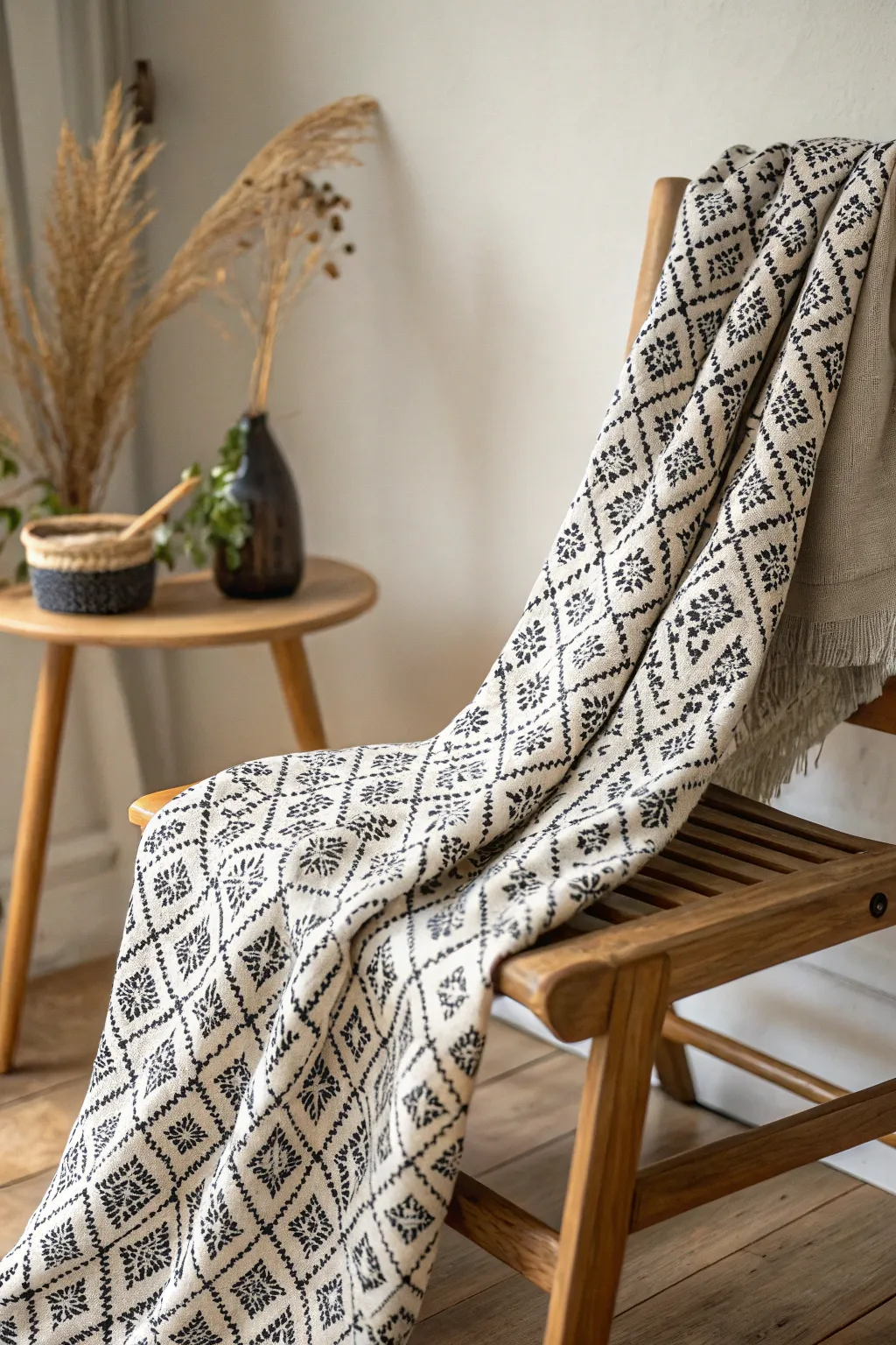 Discover the elegance of monochrome magic in fabric design – where simplicity meets sophistication.
