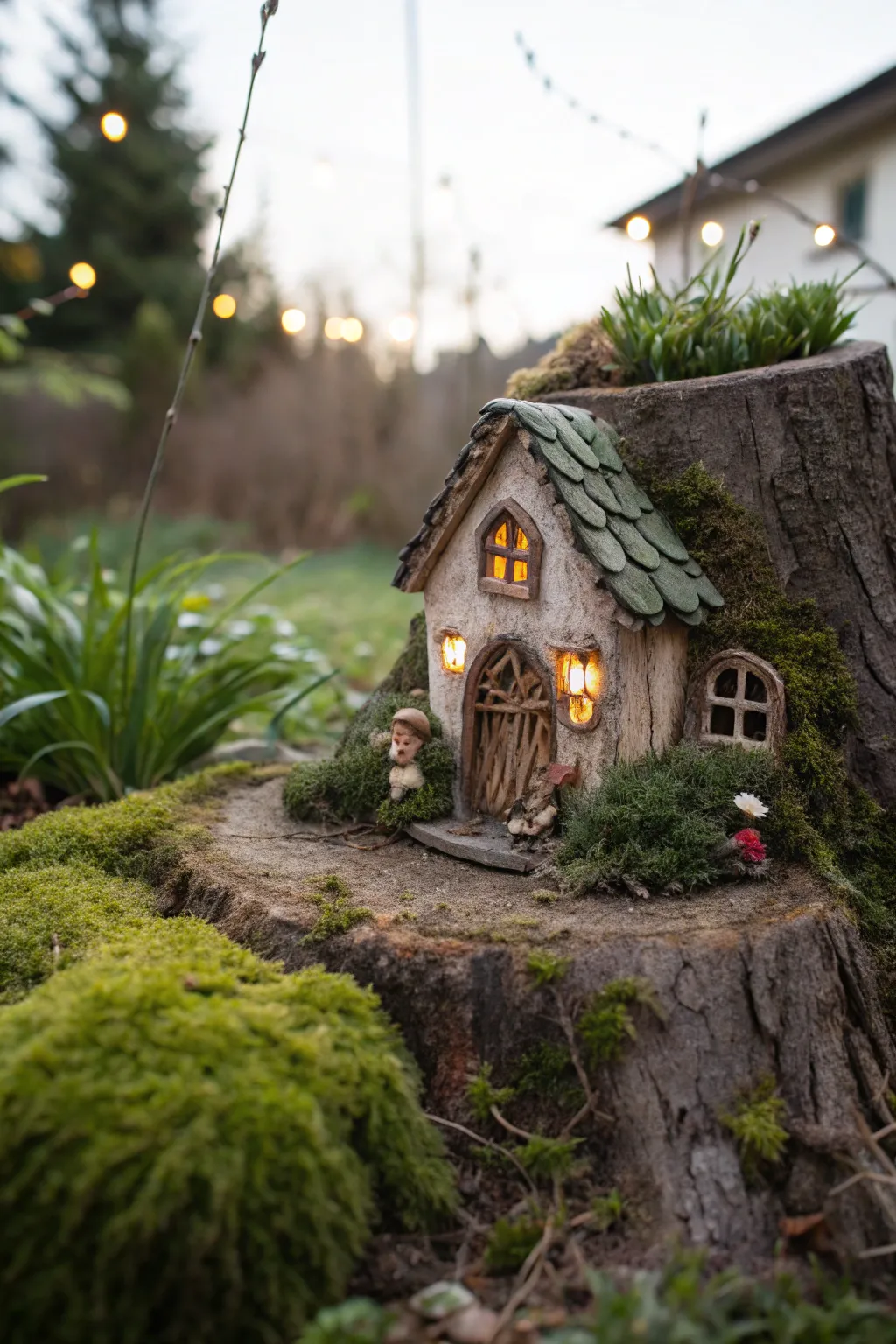 Discover the magic of hidden fairy figurines in your garden.