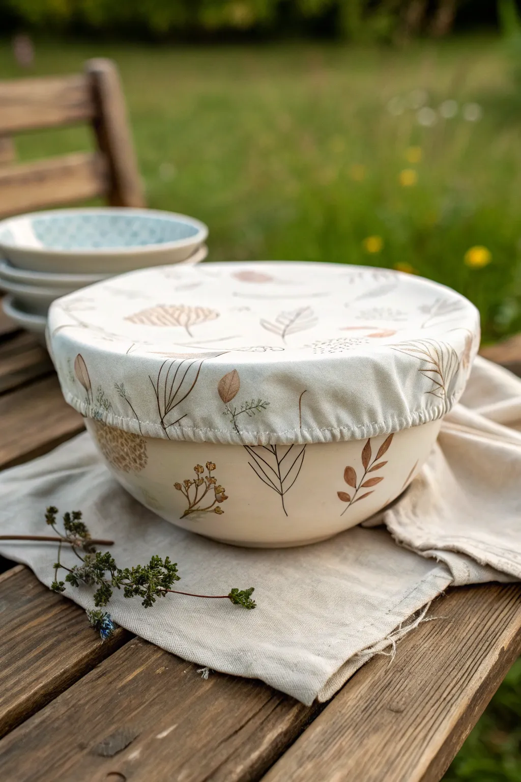 Embrace sustainable dining with chic, reusable bowl covers that bring elegance to every picnic.