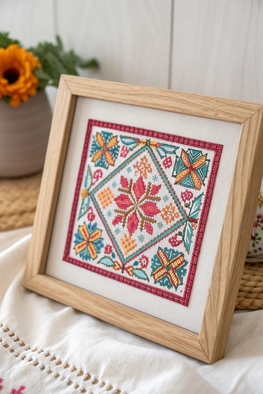 Transform tradition into art with colorful contemporary frames.