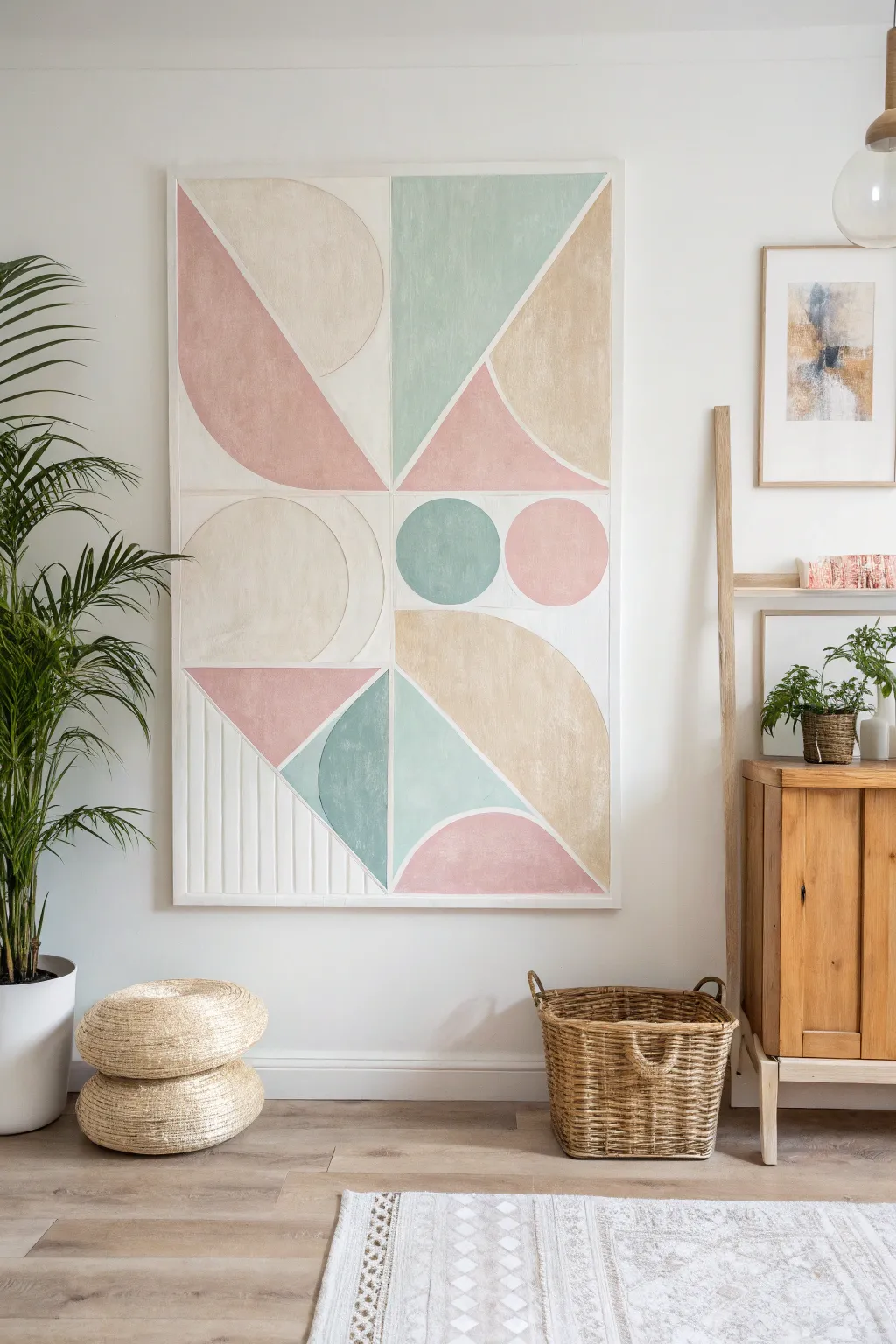 Elevate your space with the elegance of geometric designs—where simplicity meets sophistication.