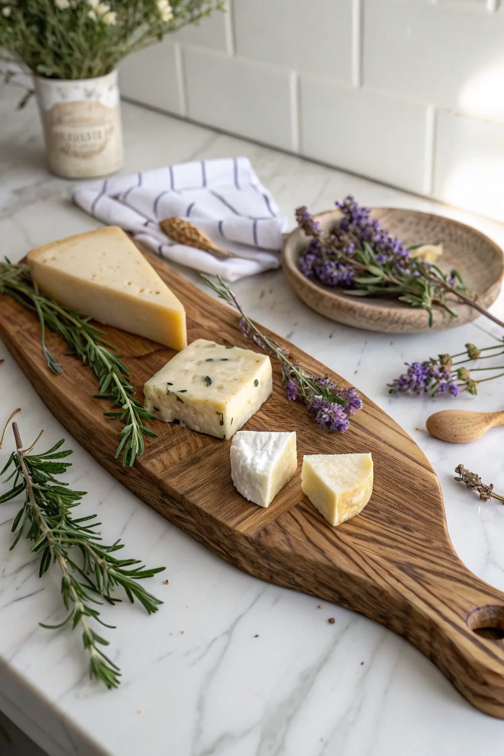 Elevate your gatherings with the natural beauty and craftsmanship of an artisan cheese board.