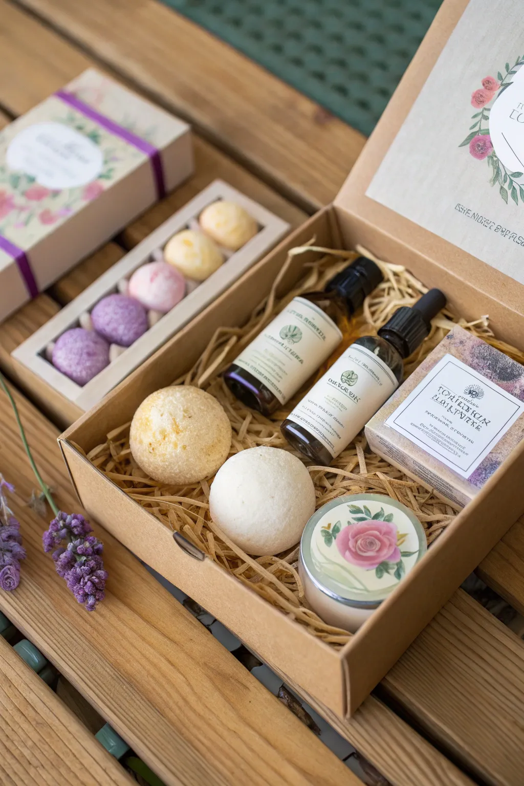 Personalized box sets offer a curated experience of relaxation and care.