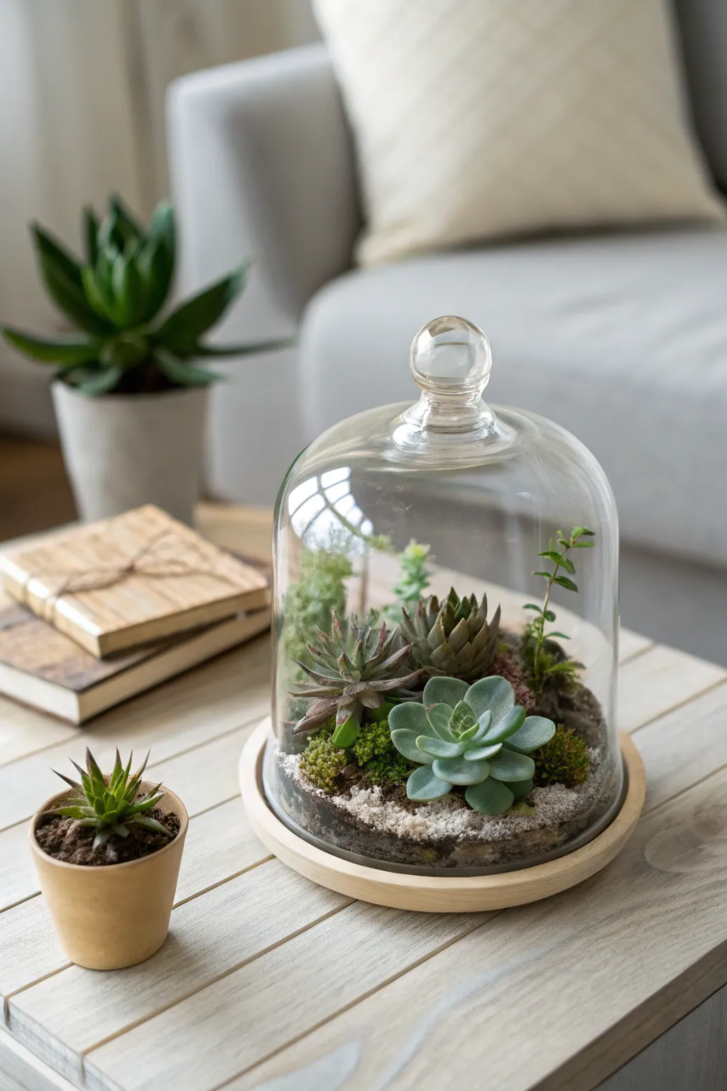 Transform your space with a touch of elegance: a DIY bell jar that showcases nature's beauty.