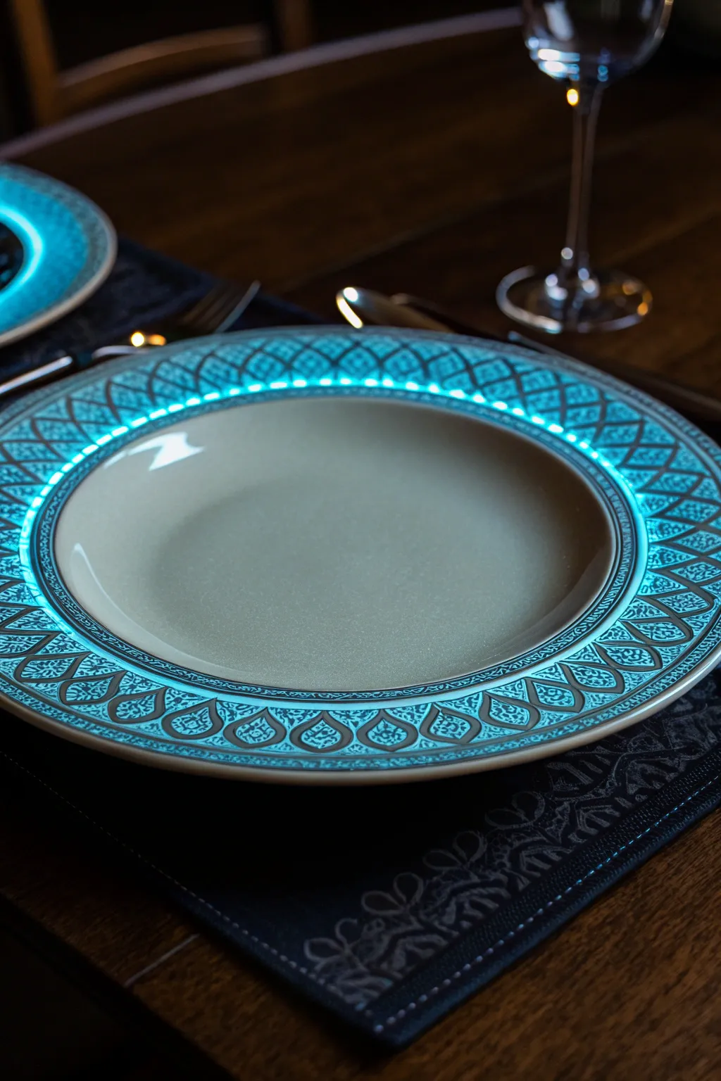 Illuminate your dining experience with glowing tableware.