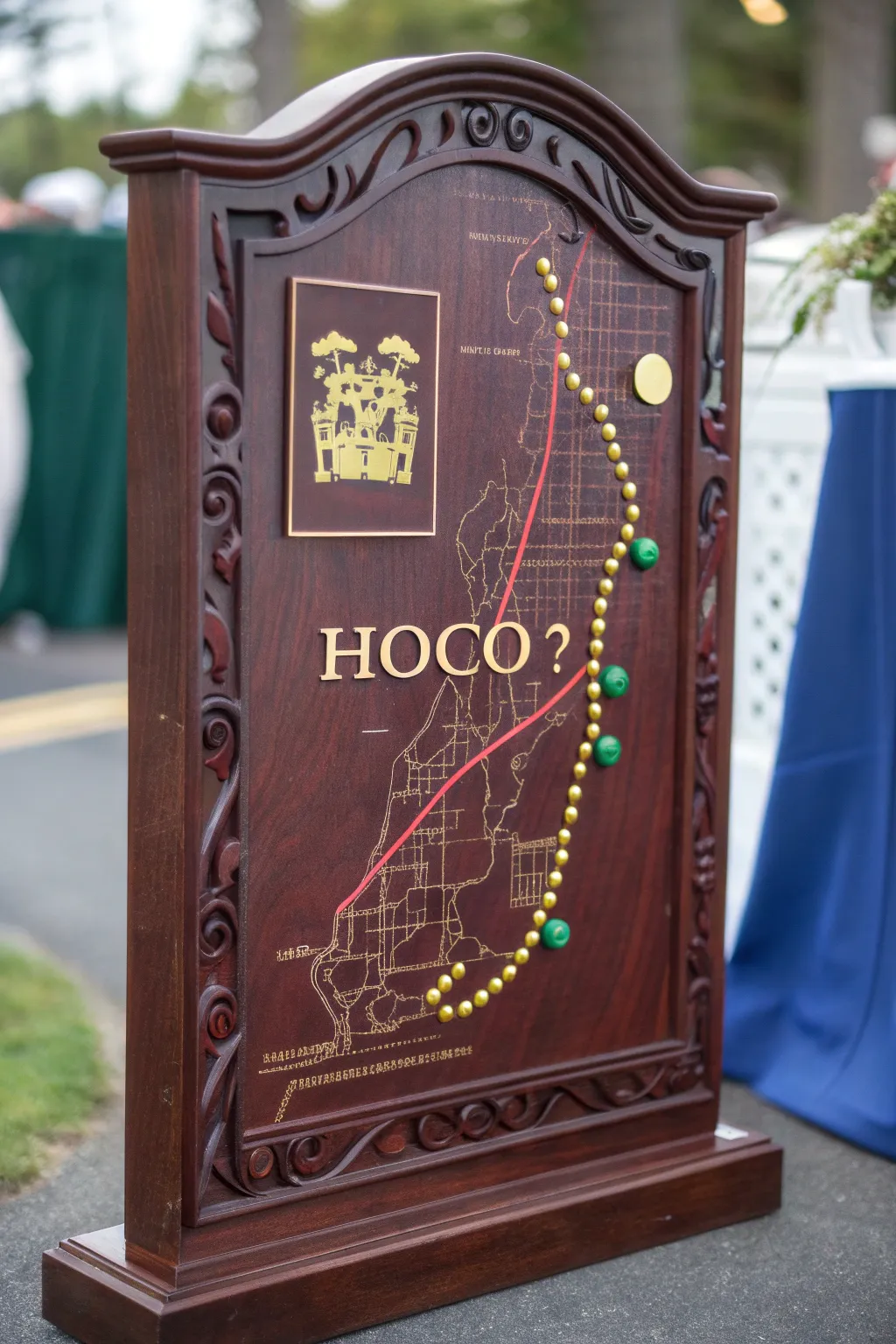 Navigate your way to a 'HOCO?' destination with style and craftsmanship.