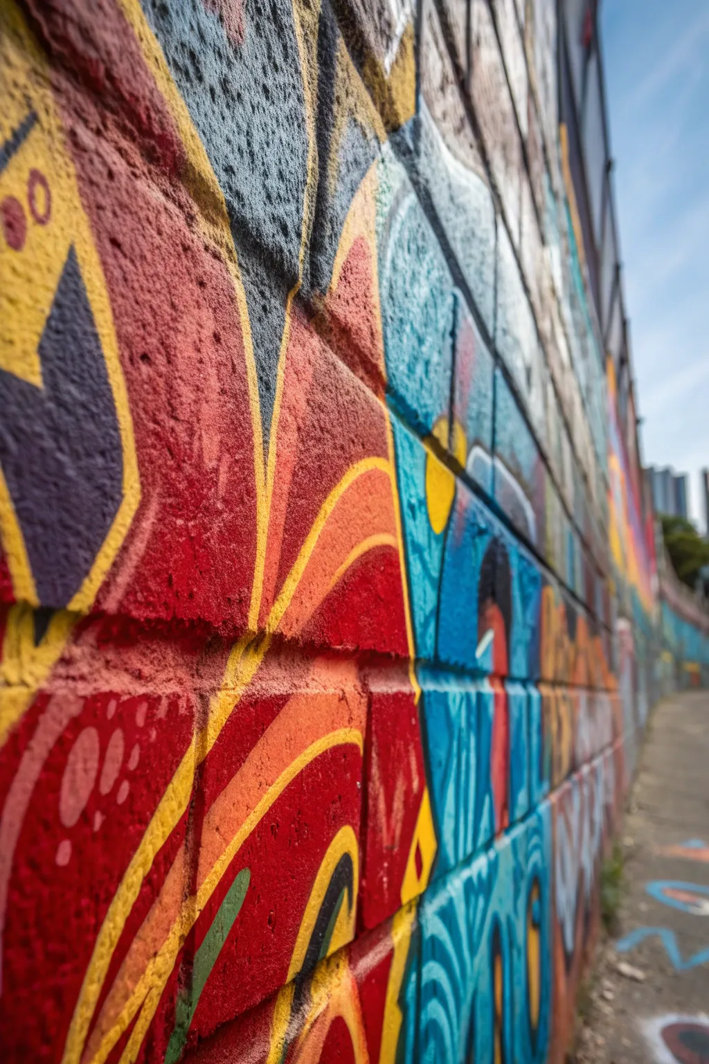 Discover the art of layering in graffiti: where vibrant colors meet intricate textures.
