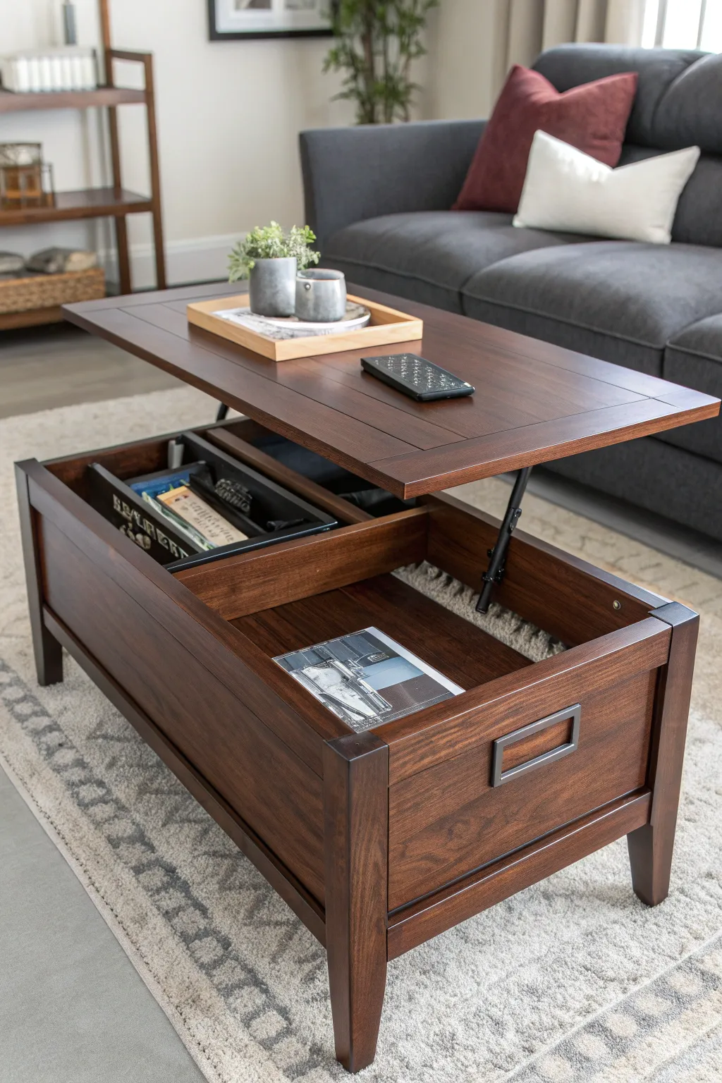 Elevate your space with a coffee table that combines style and function, perfect for the modern craftsman.