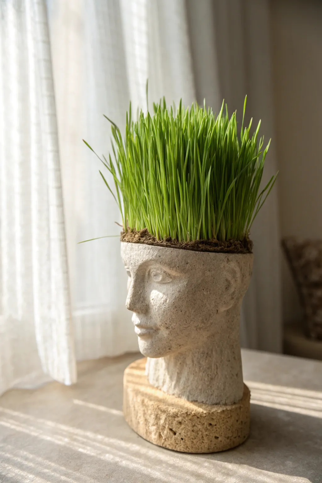 Watch nature come to life with this charming grass head — a simple yet effective way to teach kids about plant growth.