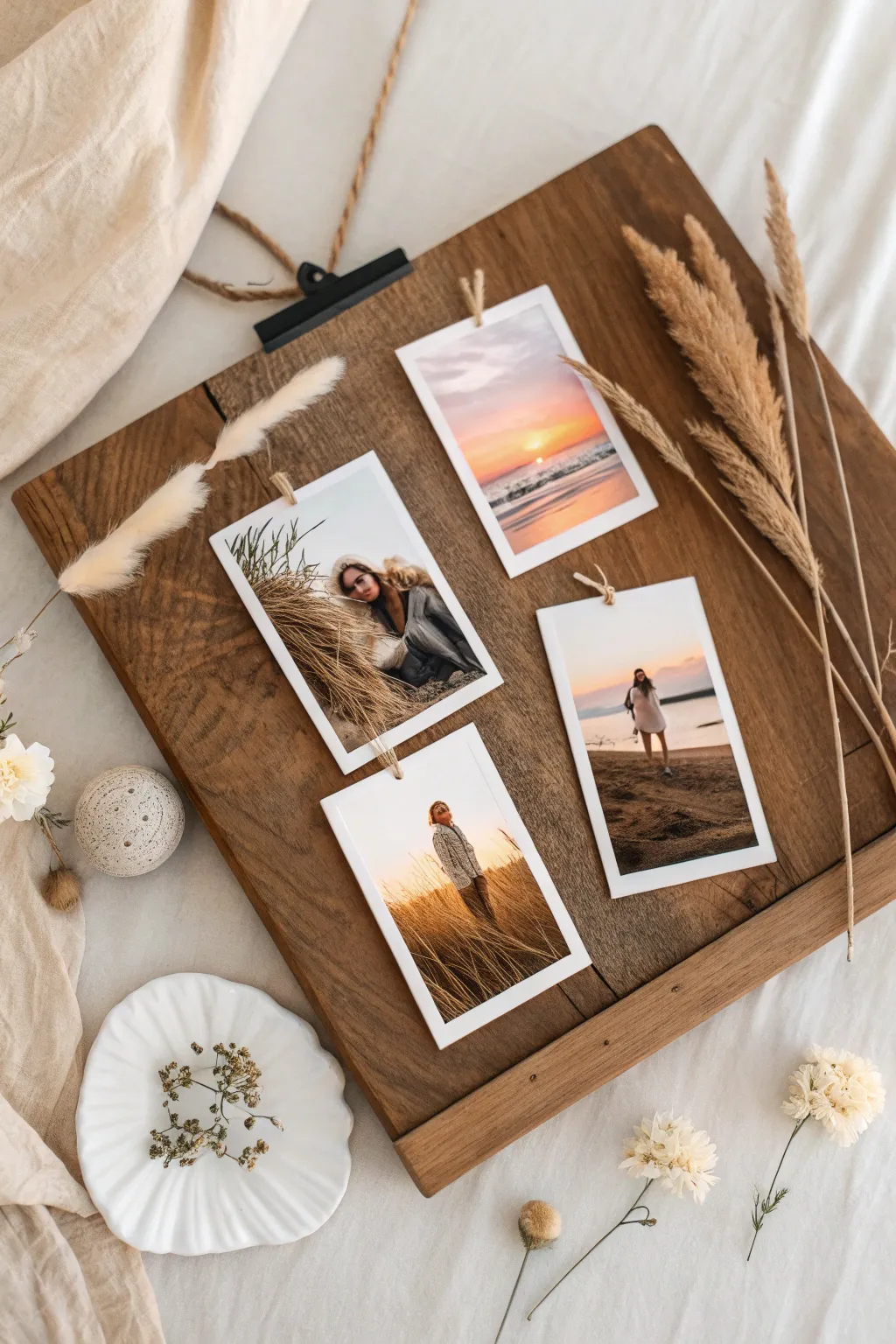Capture memories with artisanal flair: Craft your own mini collage cluster for a touch of storytelling magic.