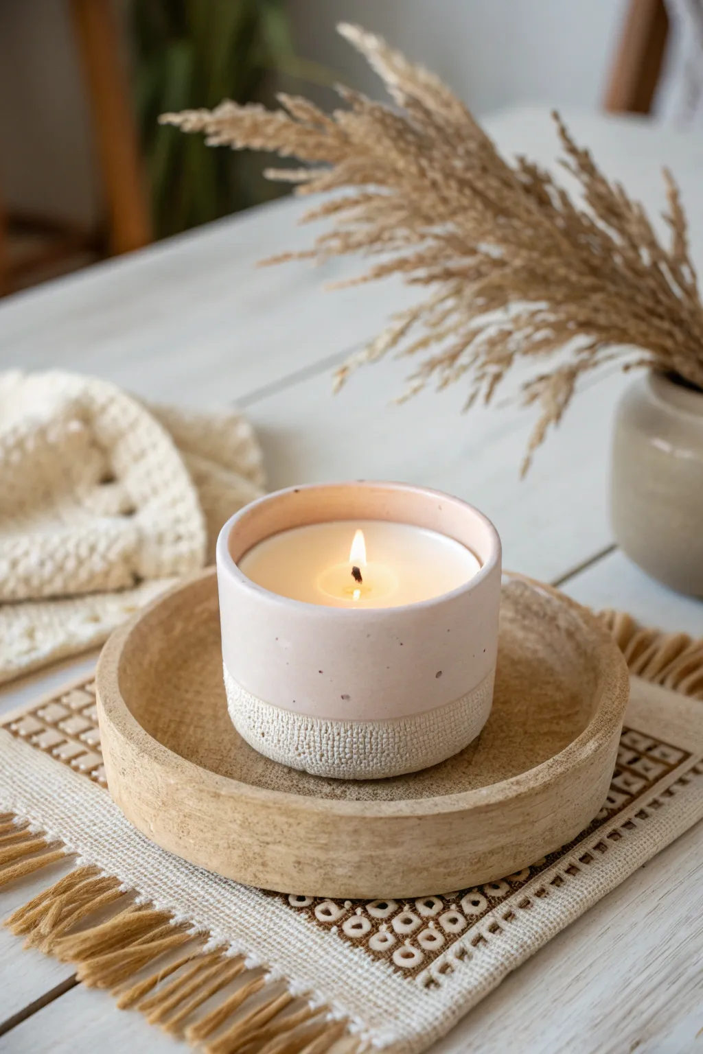 Illuminate your space with the elegance of handmade candles. Discover the art of simplicity and warmth.