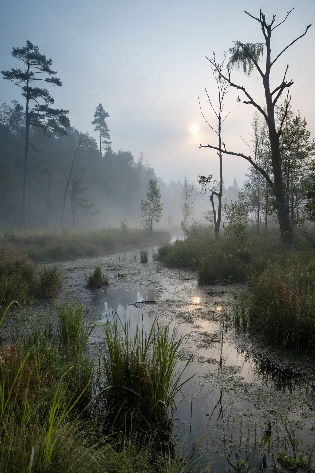 Create a misty atmosphere with fog effects.