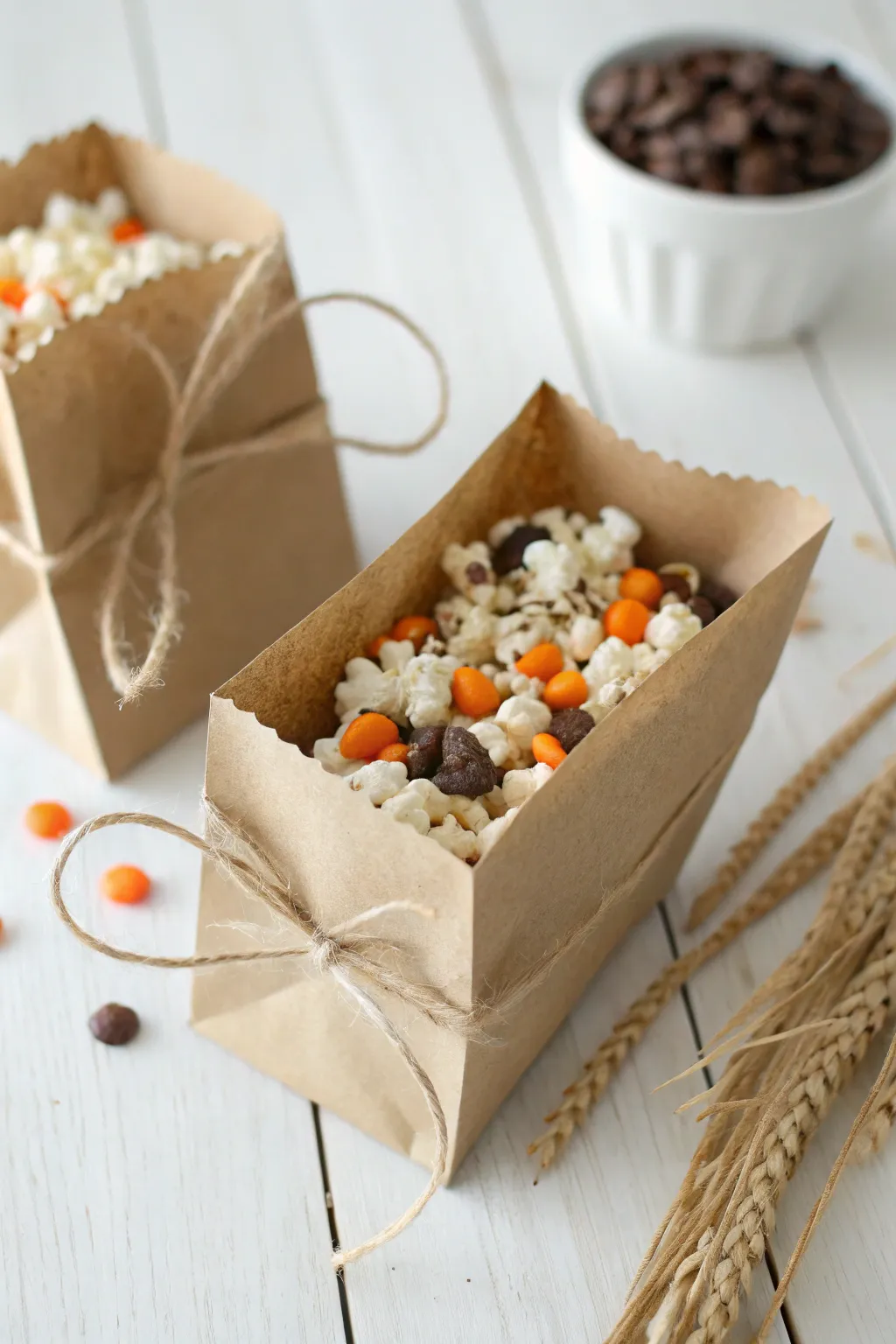 Delight in simplicity with this charming Ghostly Grub Mix treat bag, perfect for a chic Halloween celebration.