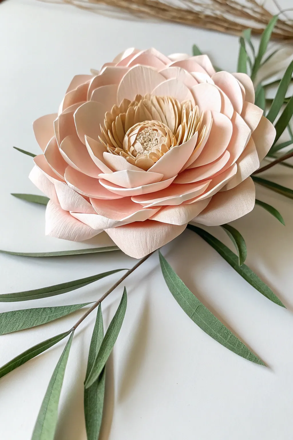 Everlasting beauty crafted with care: embrace the elegance of handmade paper flowers.