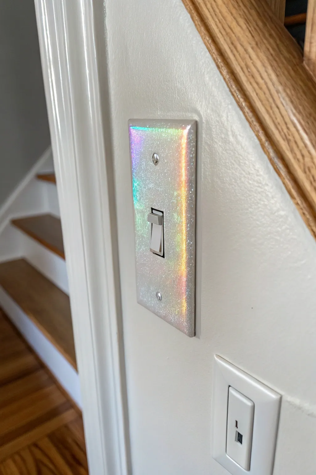 Elevate your space with a touch of holographic magic—where simplicity meets whimsy.