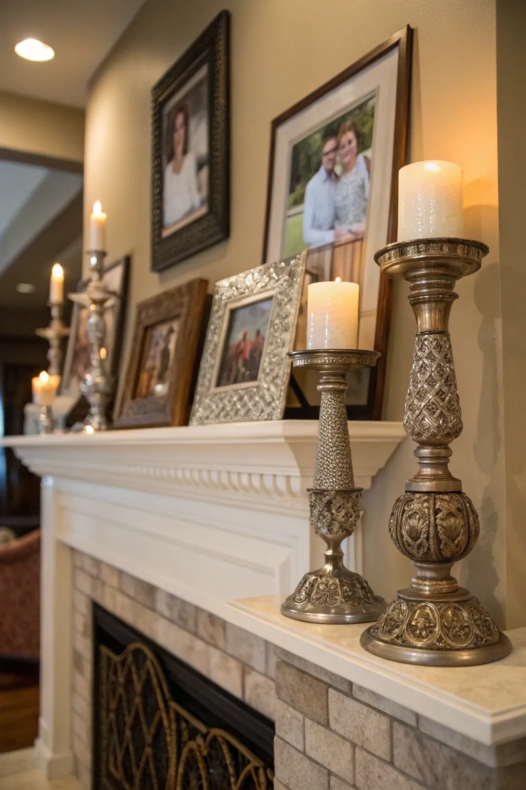 Add warmth to your home with personalized candle holders.