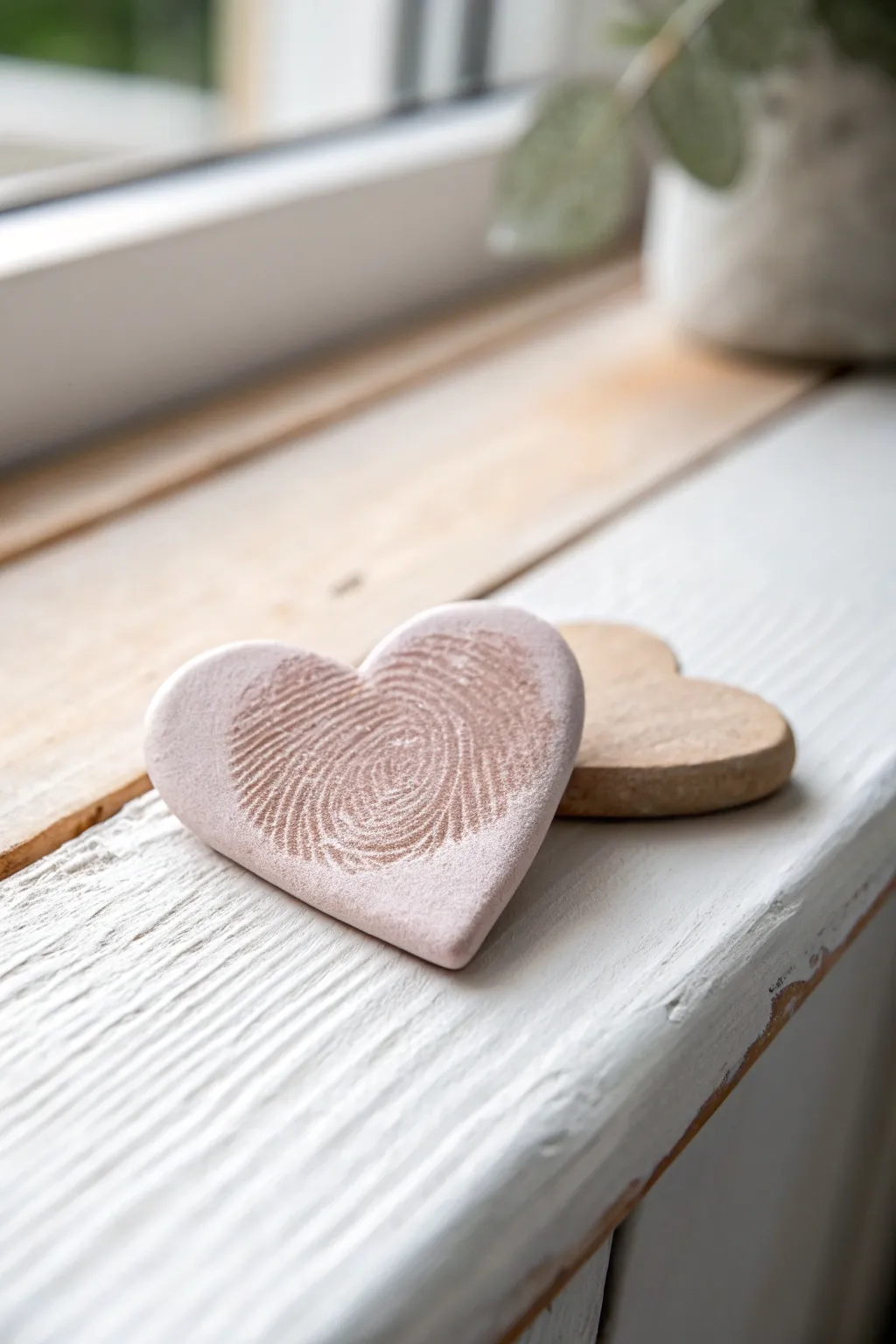 Craft a heartfelt memory with these charming thumbprint heart magnets.