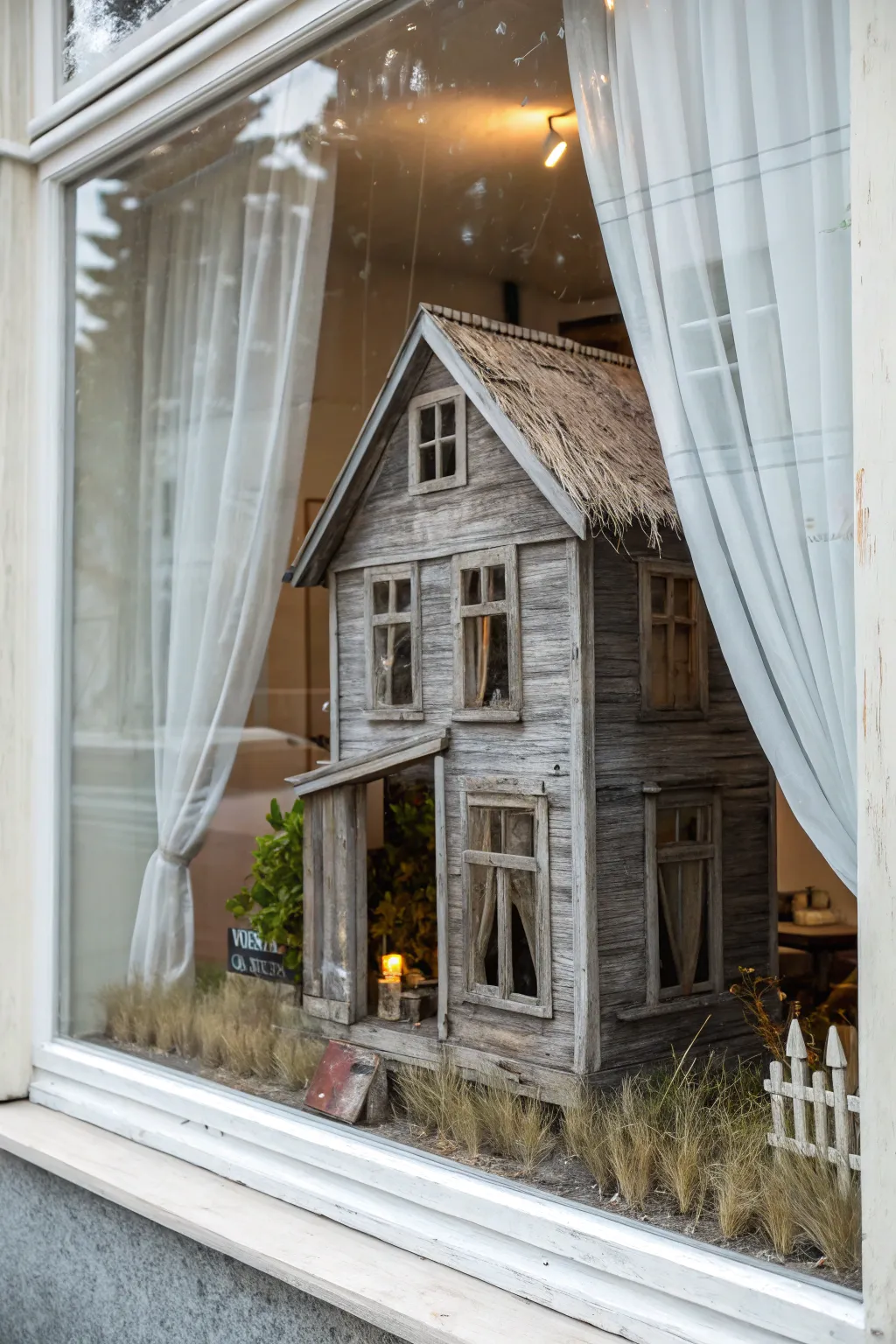 Transform your windows into a haunting masterpiece with minimalist charm and boho flair. 🌙✨