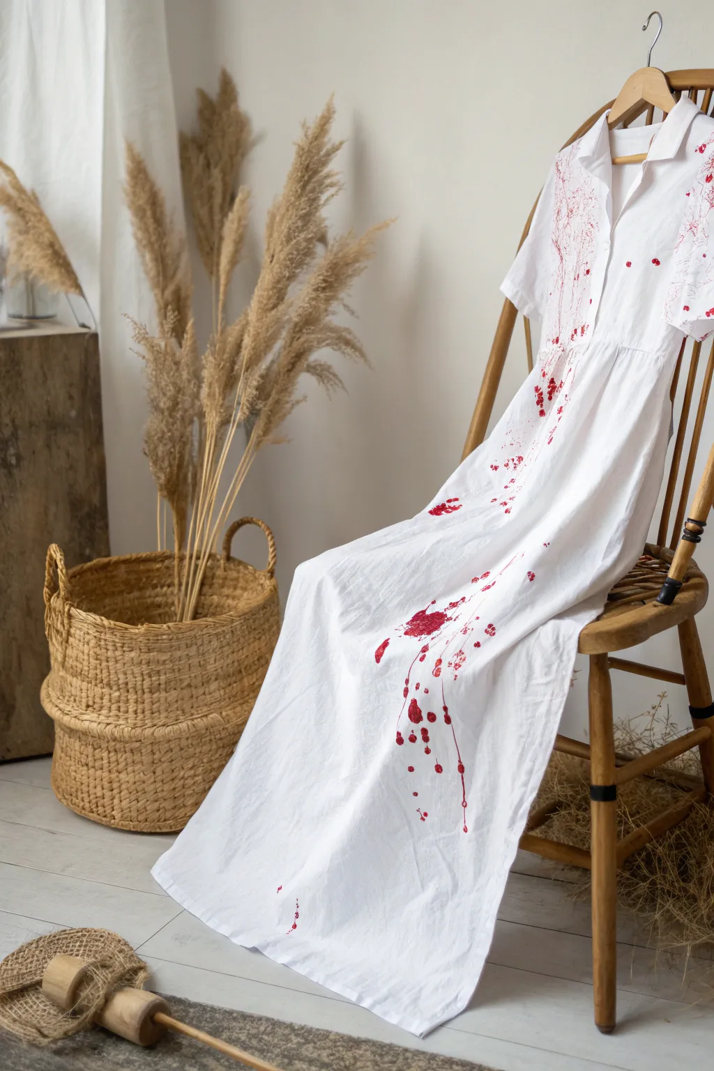 Transform simplicity into spine-chilling style with this DIY Gory Nurse costume.