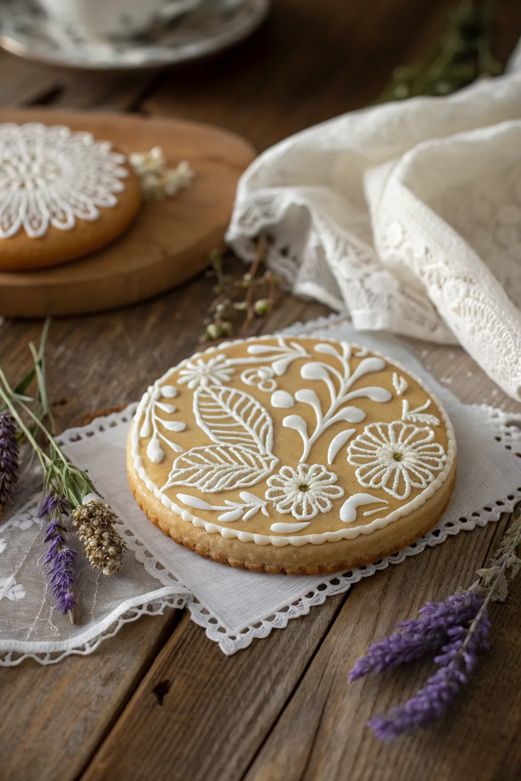 Elevate your cookie decorating with stunning stencil patterns! 🎨✨ #CookieArtistry #BohoScandiStyle