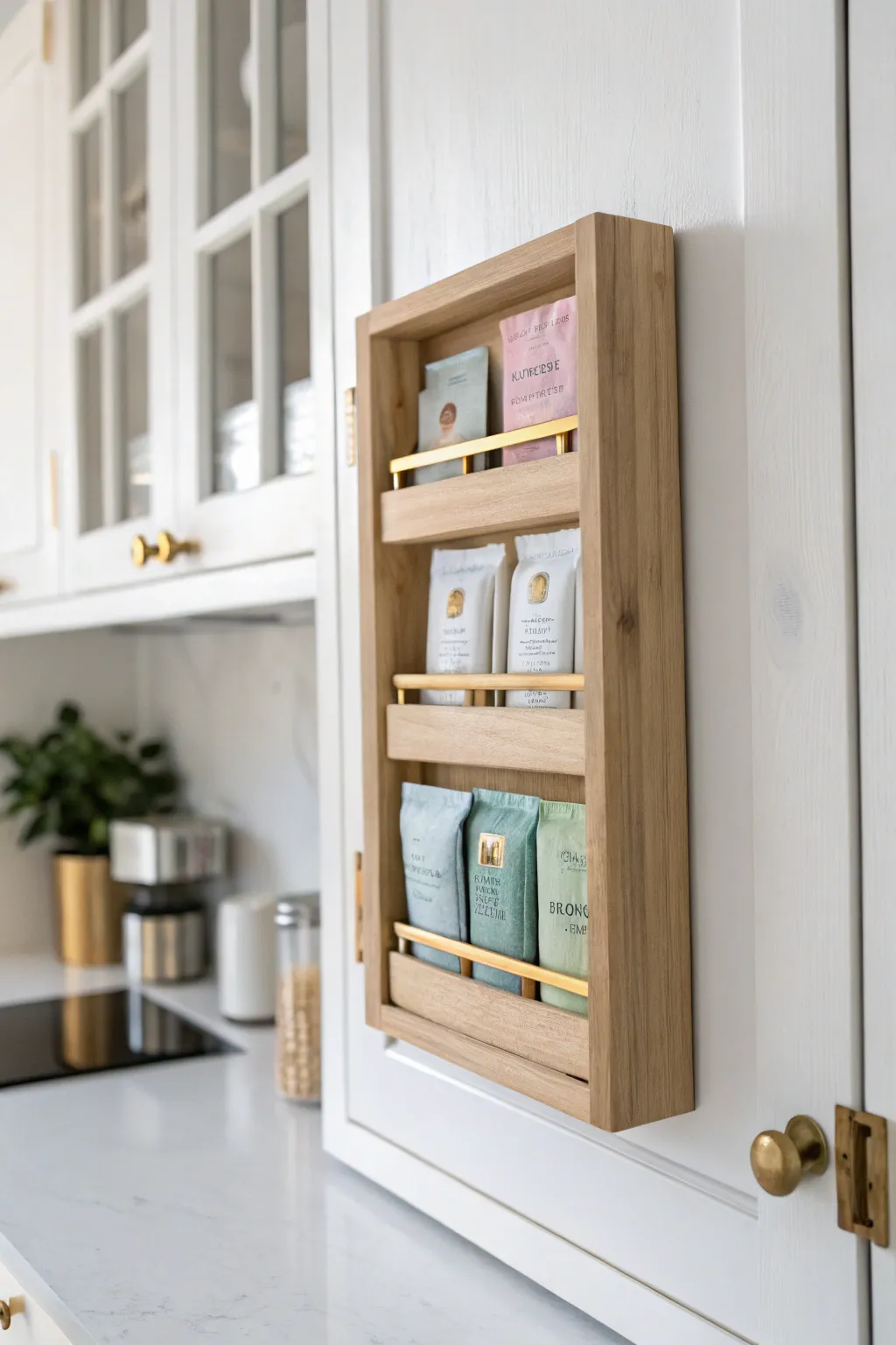 Elevate your tea time with a chic magnetic tea rack—where simplicity meets style!