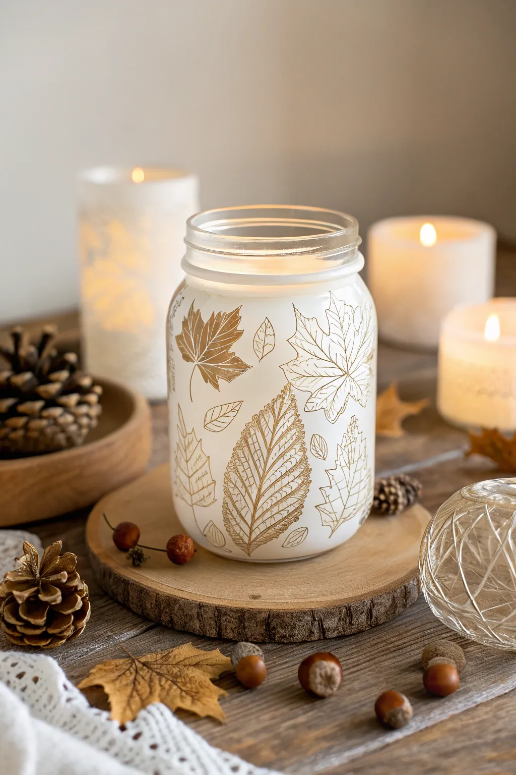 Embrace the changing seasons with artful jar designs that bring nature's beauty indoors.